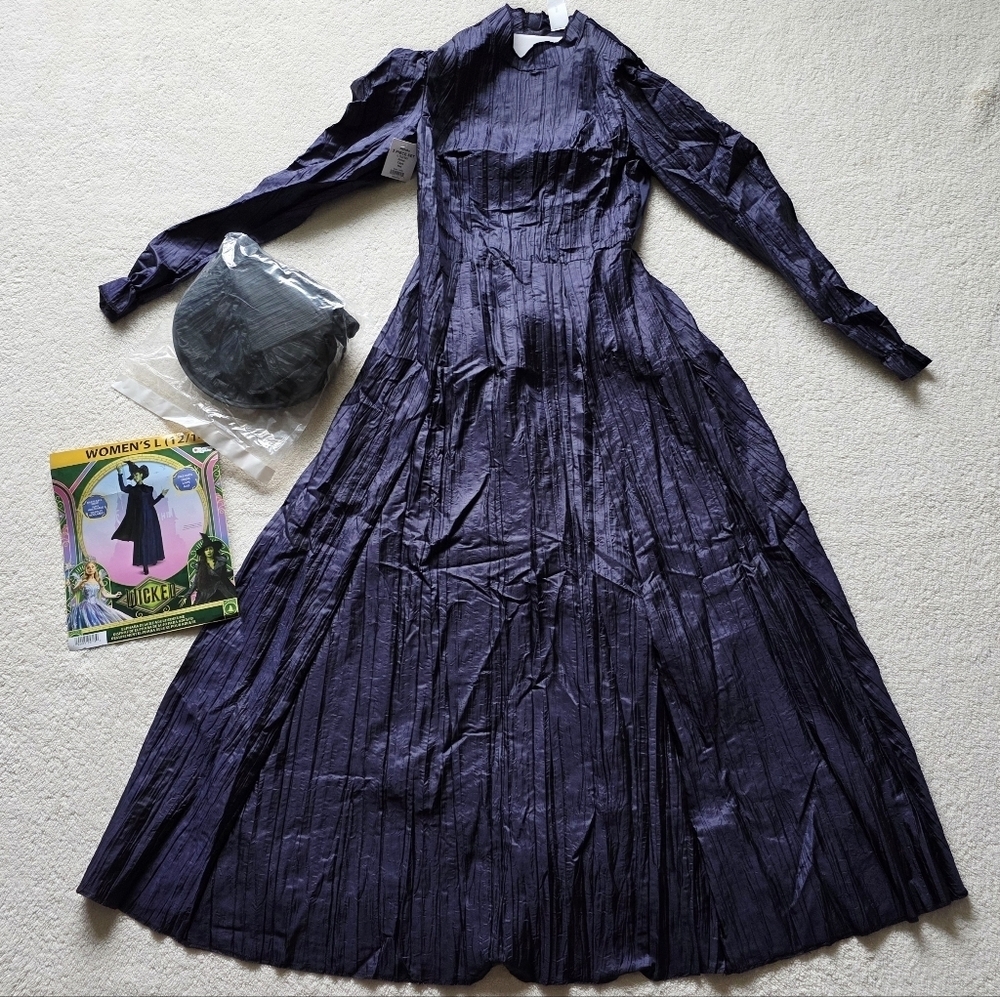 New Wicked for good Elphaba Deluxe Adult Costume Costume, cosplay dress, L 12/14 - Picture 7 of 9